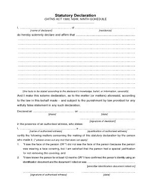 statuatory declaration|Prepare a NSW statutory declaration (stat dec) .